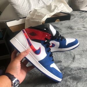 Jordan 1 red white and blue
